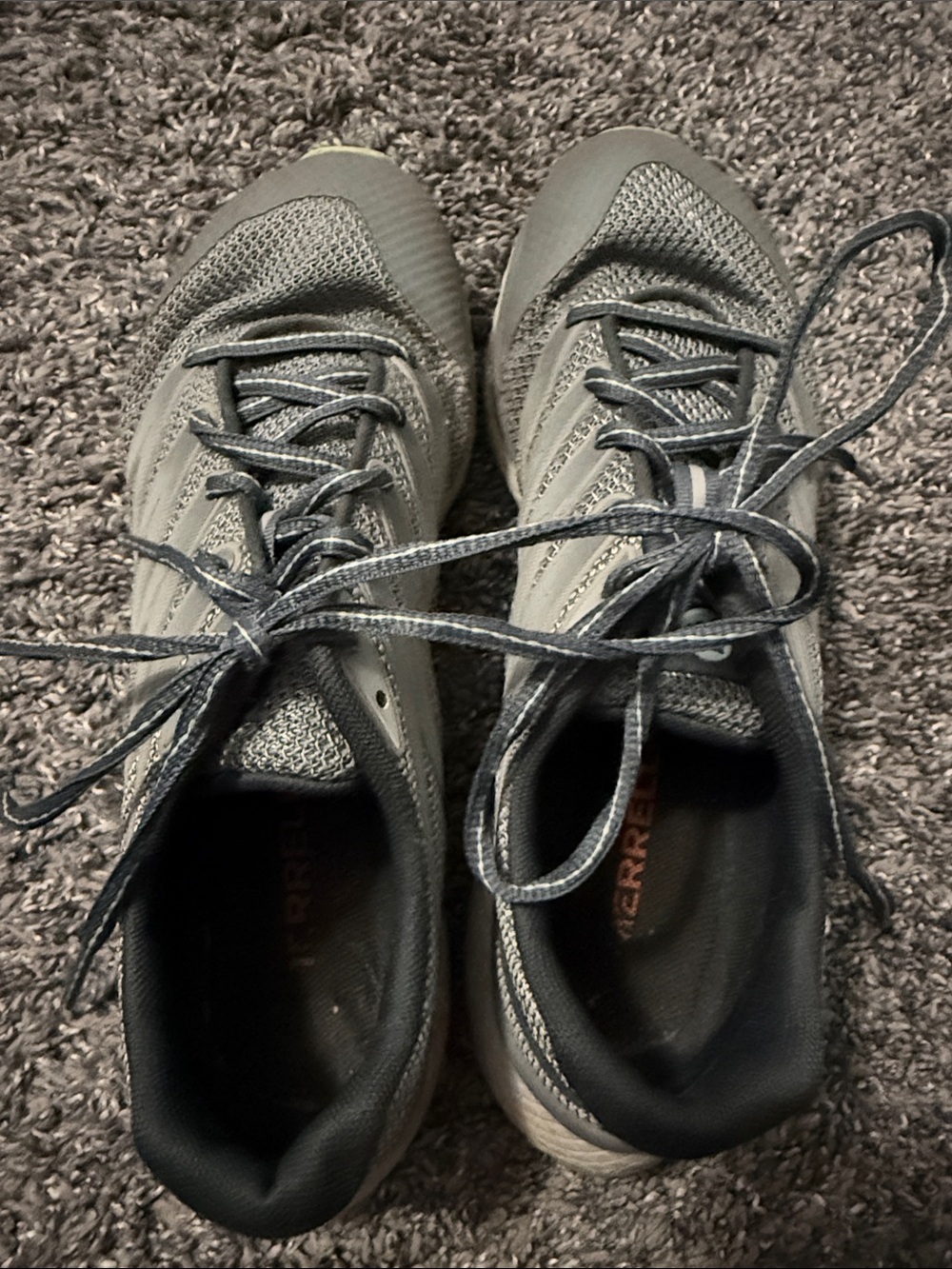 Merrell Men's Gray Athletic Sneakers
